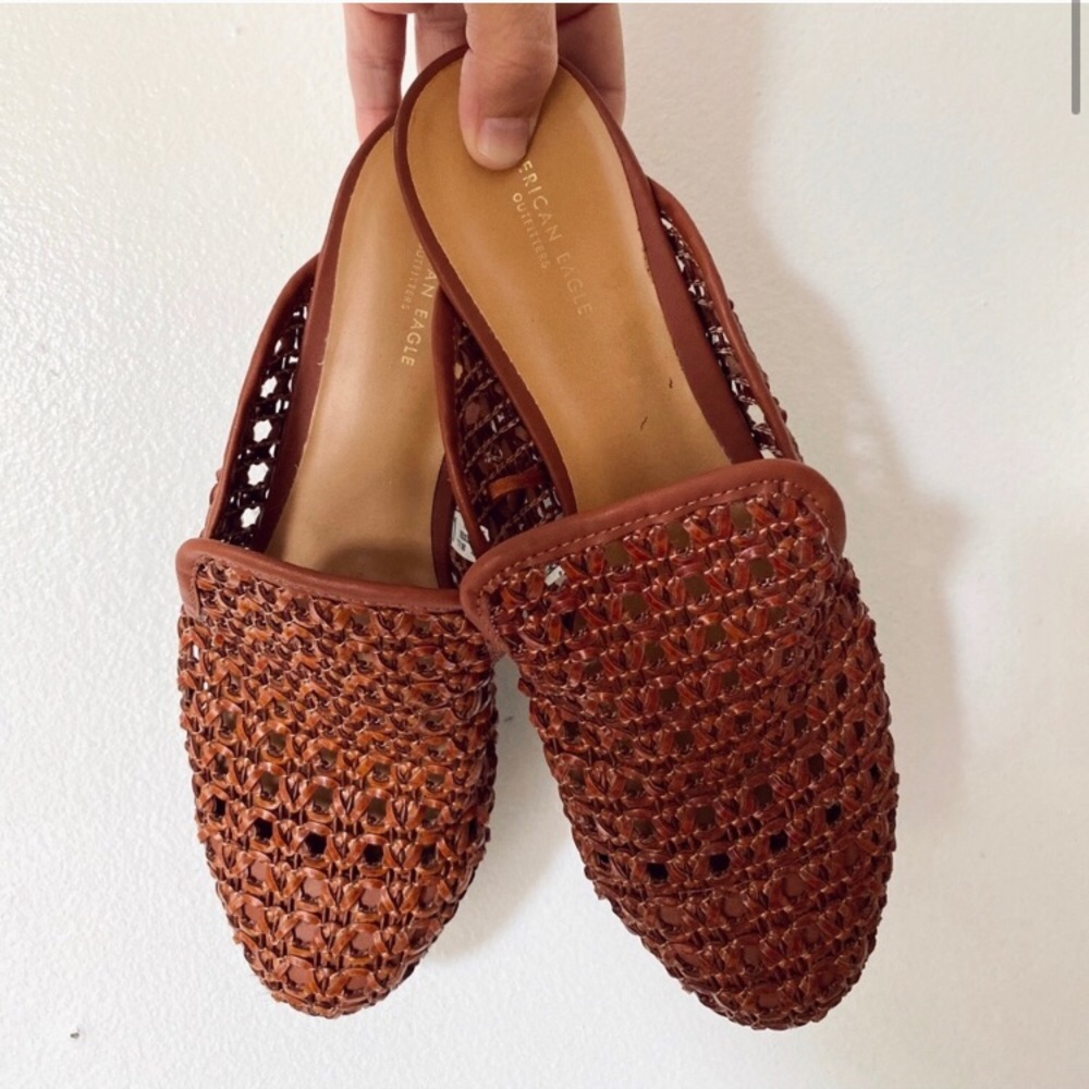 American Eagle Woven Mules